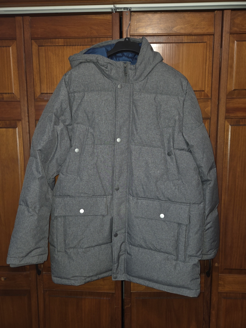 Dockers Men's Gray Artic Heavyweight Parka Jacket